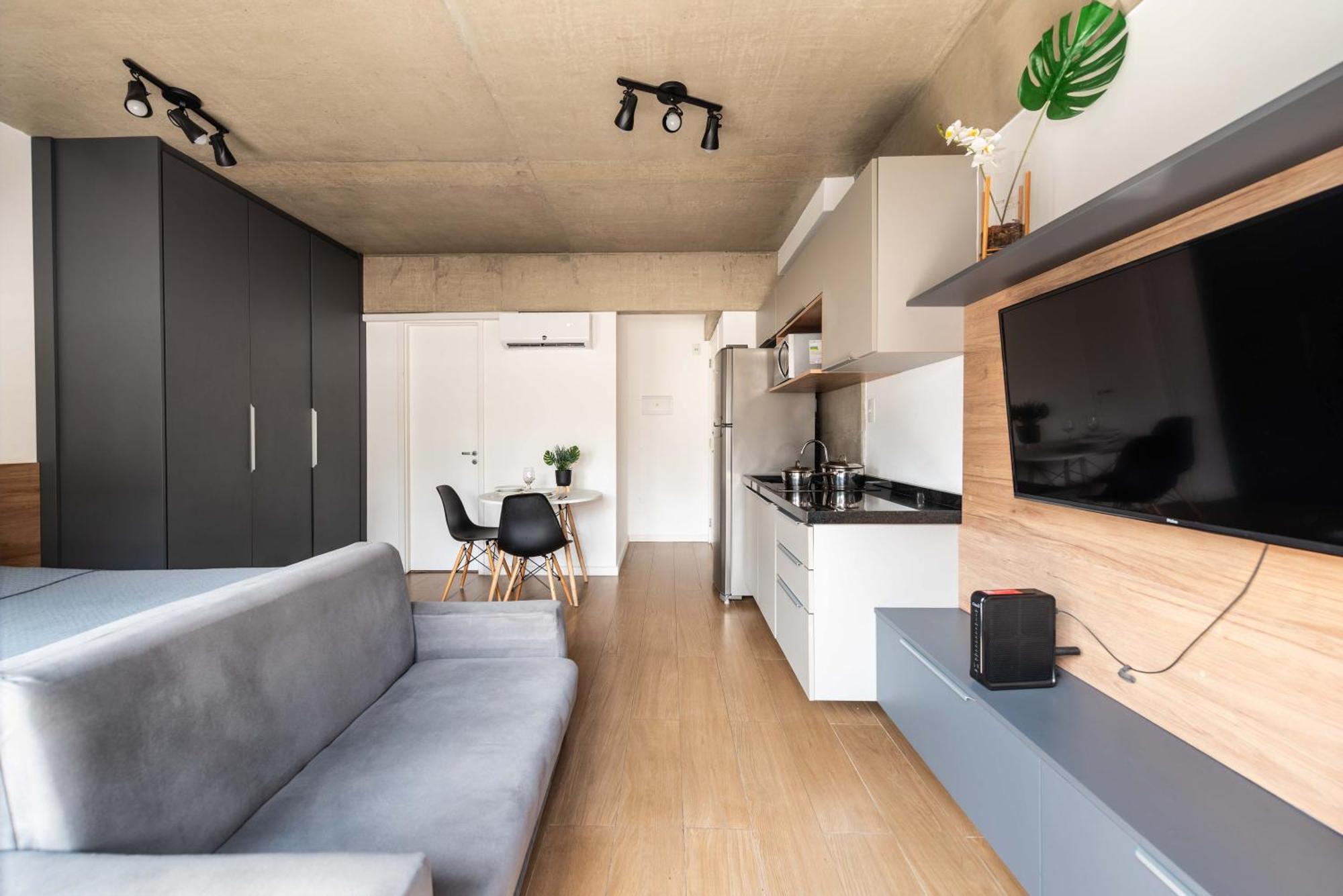 47 New Studio Next Paulista Av, Fast Wifi And Balcony เซาเปาโล ภายนอก รูปภาพ